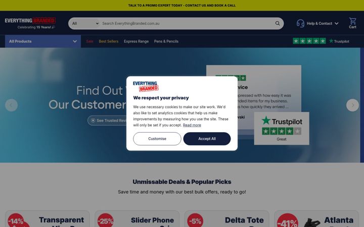 Screenshot of everythingbranded.com.au