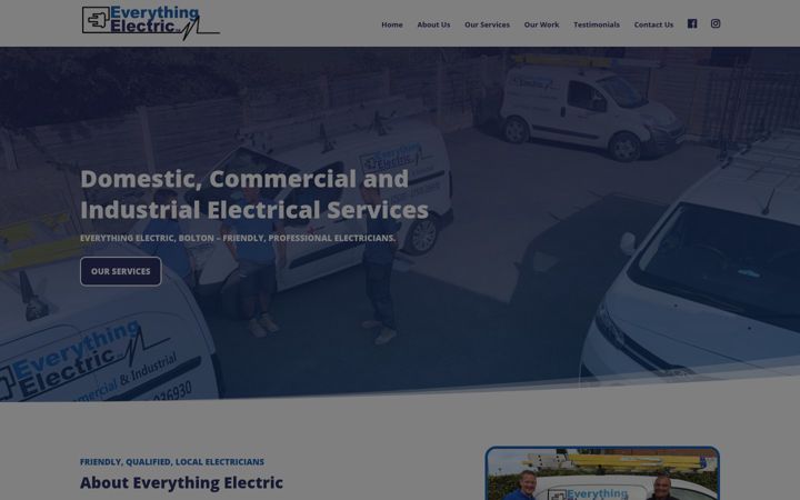 Zrzut ekranu everythingelectricltd.co.uk
