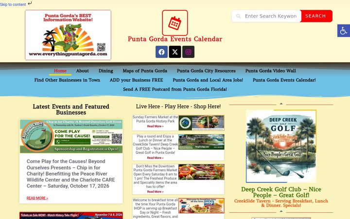 Screenshot of everythingpuntagorda.com
