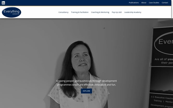 Screenshot of everythingsolutions.com