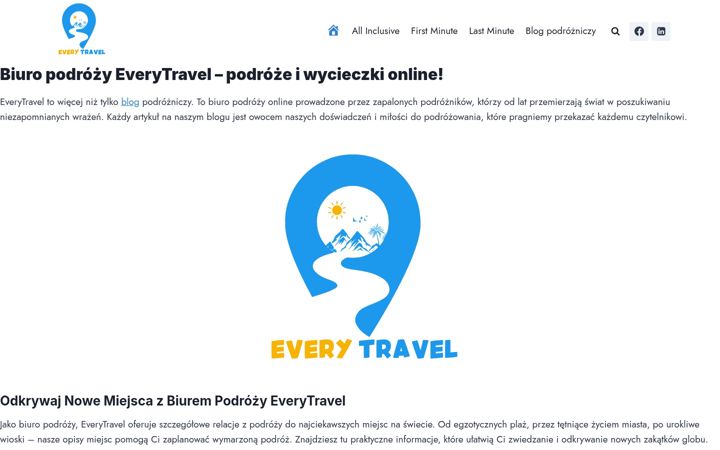 Screenshot of everytravel.pl