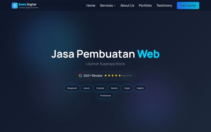 Screenshot of everz-digital.site