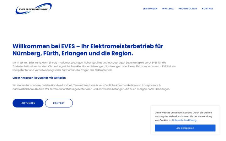 Screenshot of eves-elektrotechnik.de