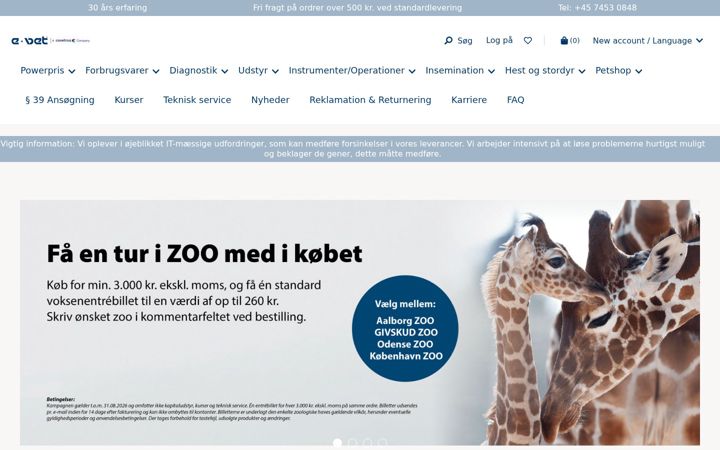 Ekrano kopija evet.dk