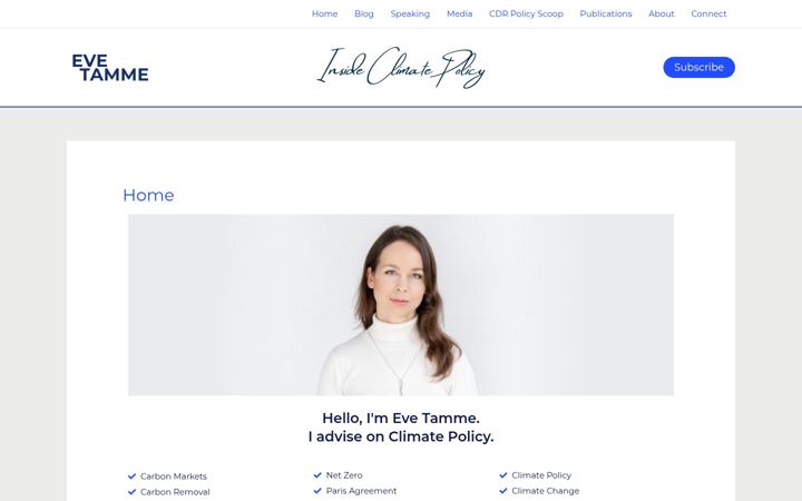 Screenshot of evetamme.com