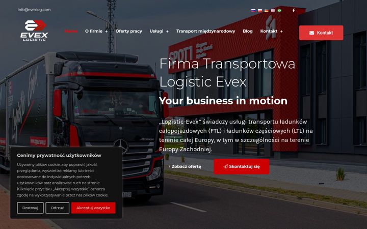 Screenshot of evexlog.com