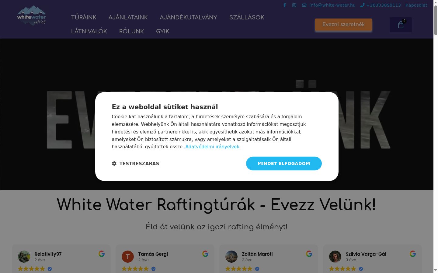 Screenshot van de toestemmingsbanner zoals getoond vóór enige interactie