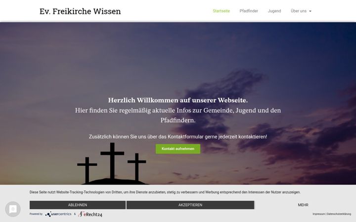 Screenshot του evfreikirchewissen.de