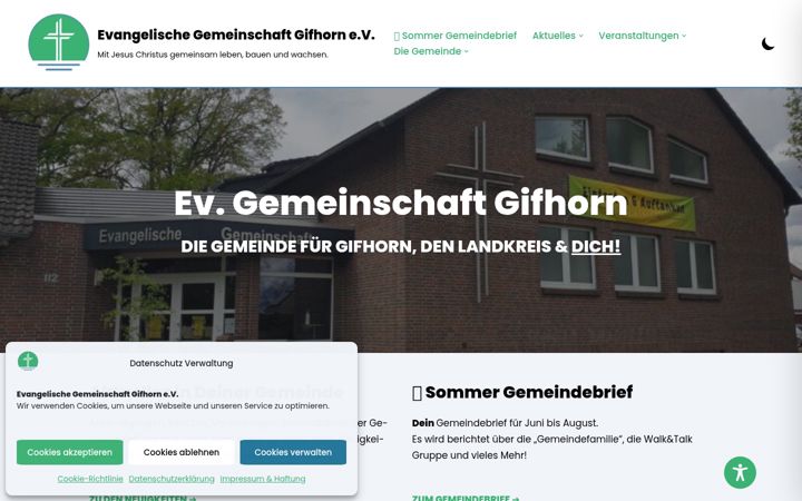 Screenshot of evg-gifhorn.de