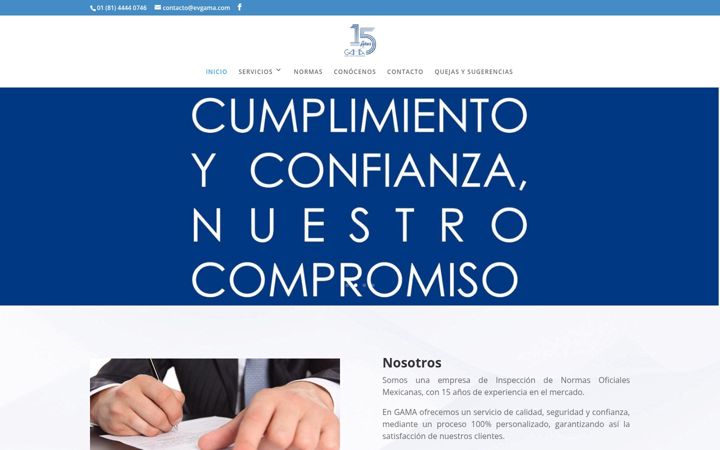 Screenshot of evgama.com