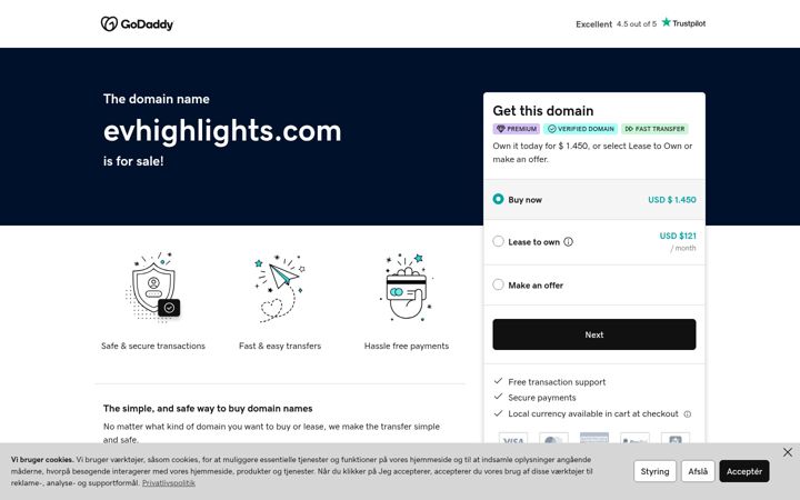 Screenshot of evhighlights.com