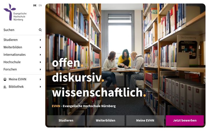 Screenshot of evhn.de