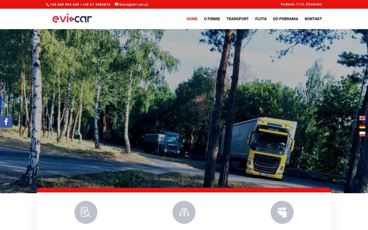 Screenshot of evi-car.pl