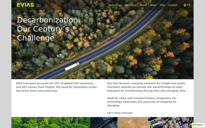 Screenshot of evias.se