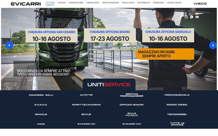 Screenshot of evicarri.it