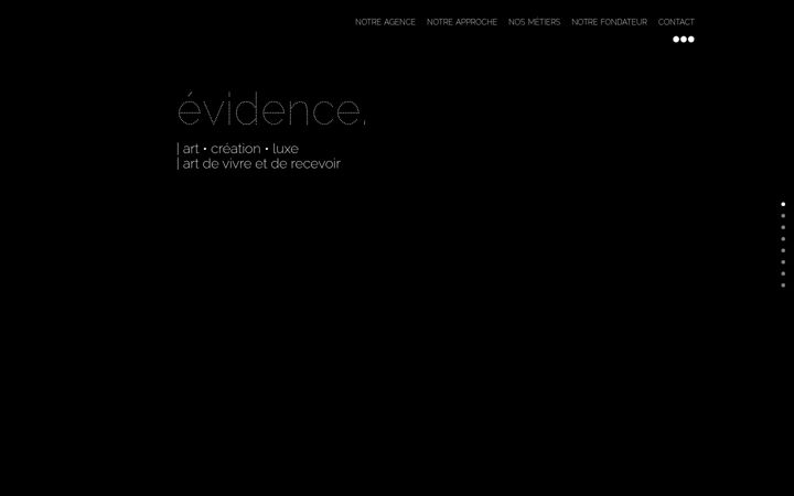 Screenshot of evidence.paris