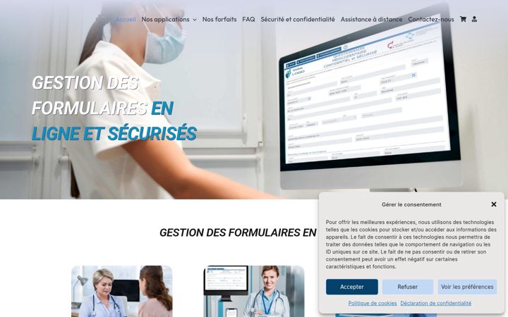 Screenshot of evidencesystem.ca