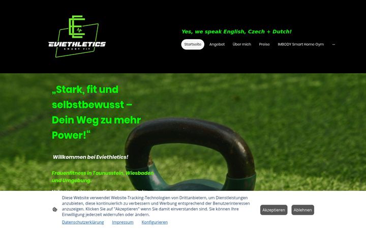 Screenshot of eviethletics.de