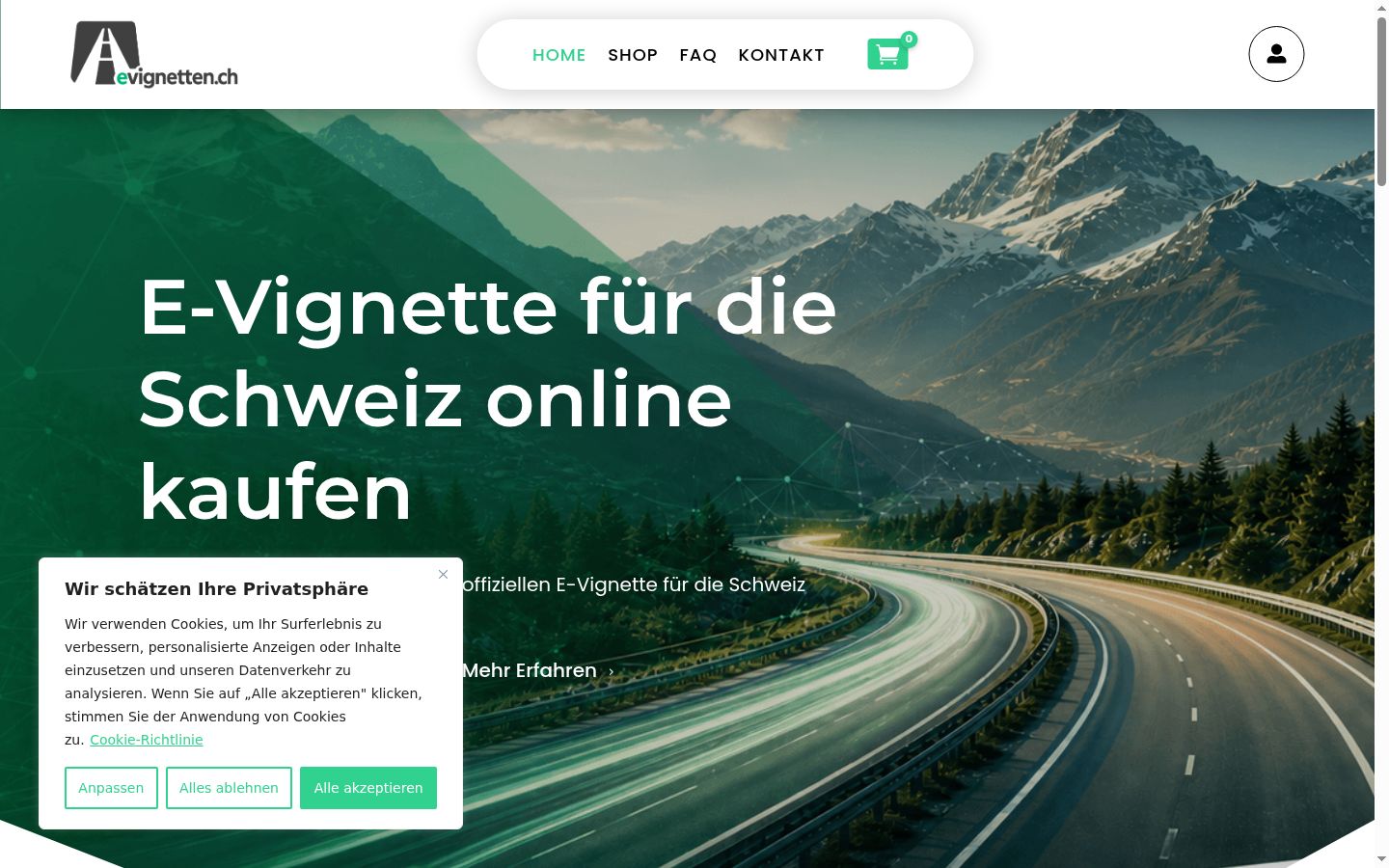 Screenshot tal-banner tal-kunsens muri qabel kwalunkwe interazzjoni