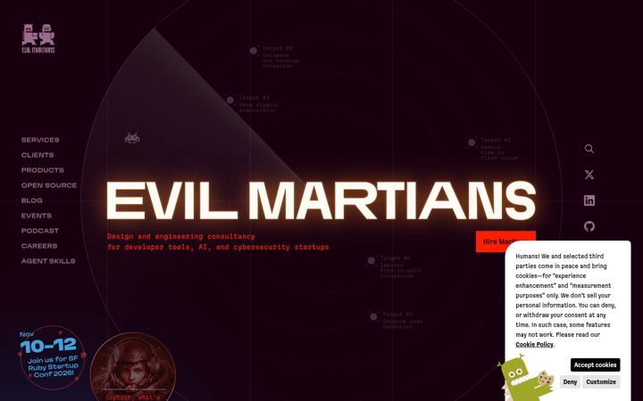 Screenshot of evilmartians.com
