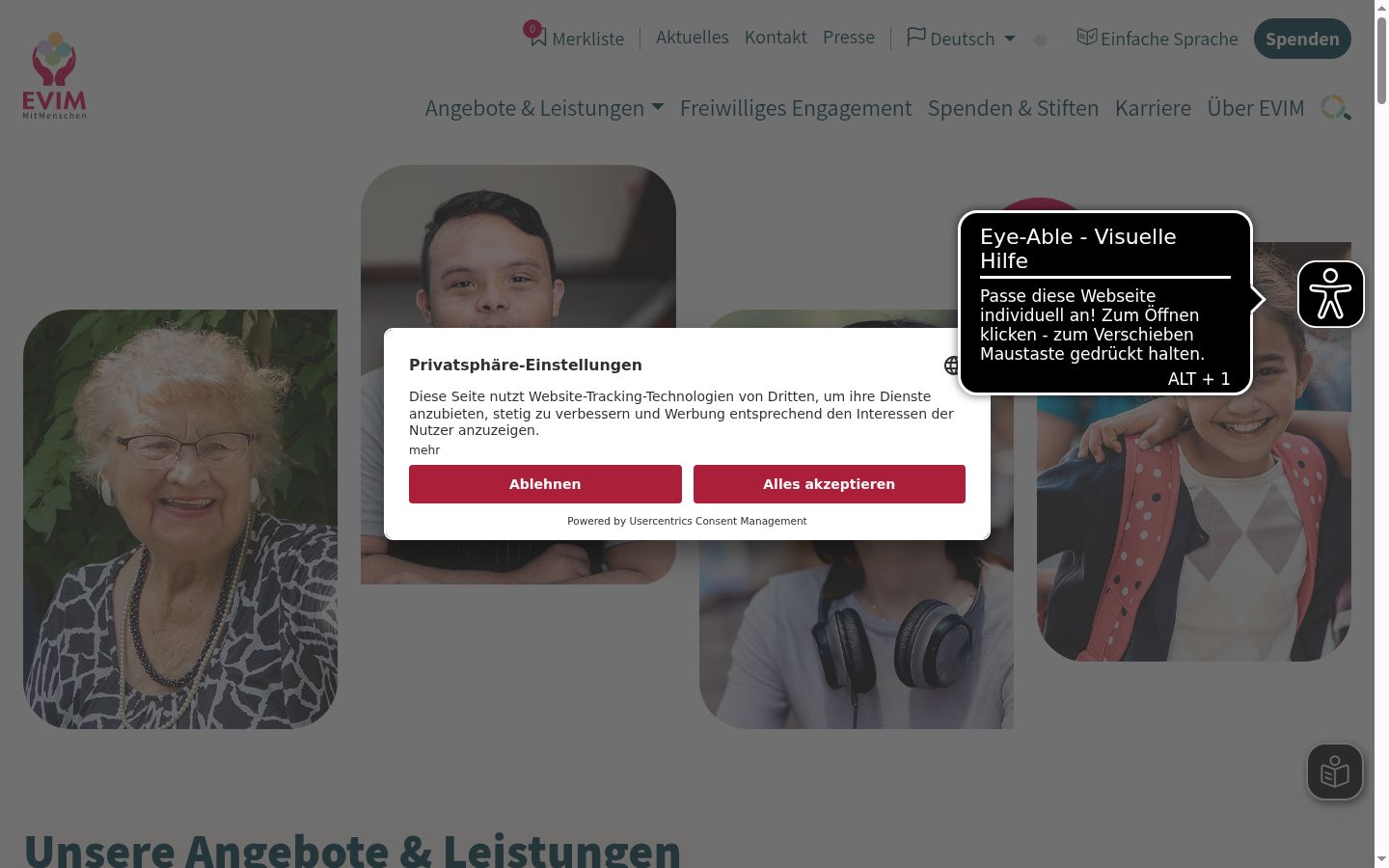 Sutikimo reklamjuostės, rodytos prieš bet kokią sąveiką, ekrano kopija