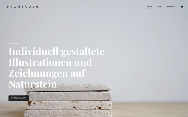 Screenshot of evimstore.de