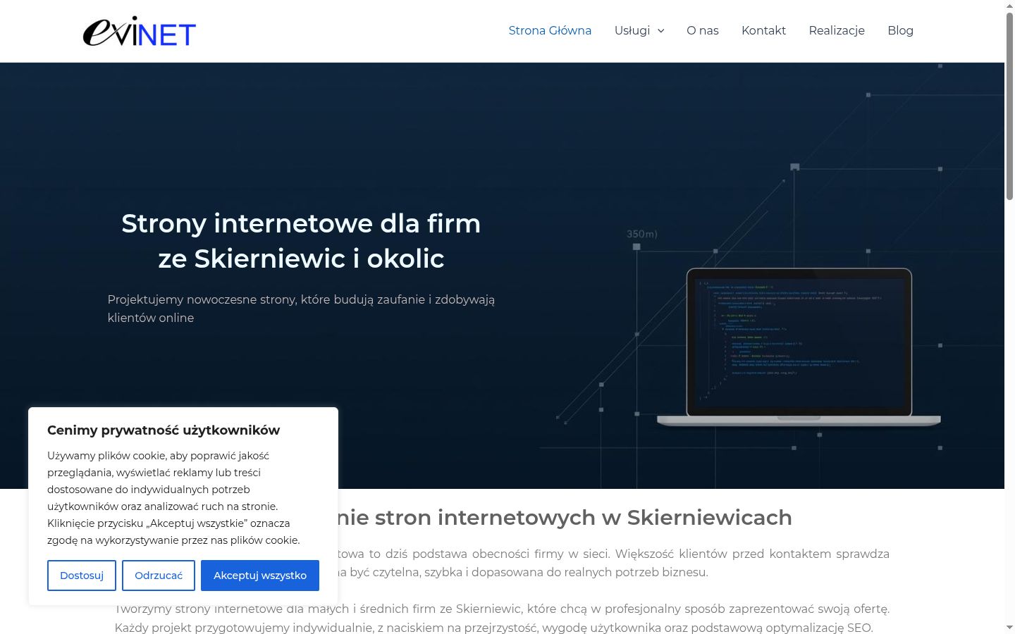 Screenshot tal-banner tal-kunsens muri qabel kwalunkwe interazzjoni