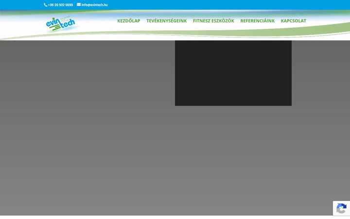 Screenshot of evintech.hu