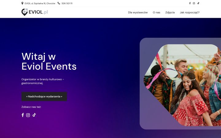 Screenshot of eviol.pl