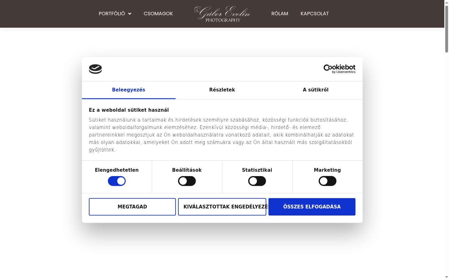 Screenshot tal-banner tal-kunsens muri qabel kwalunkwe interazzjoni