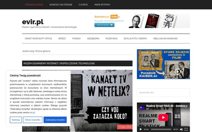 Screenshot of evir.pl