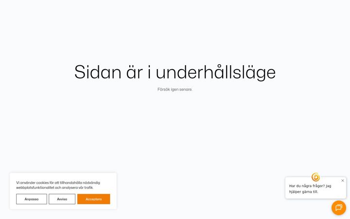 Screenshot of evisol.se