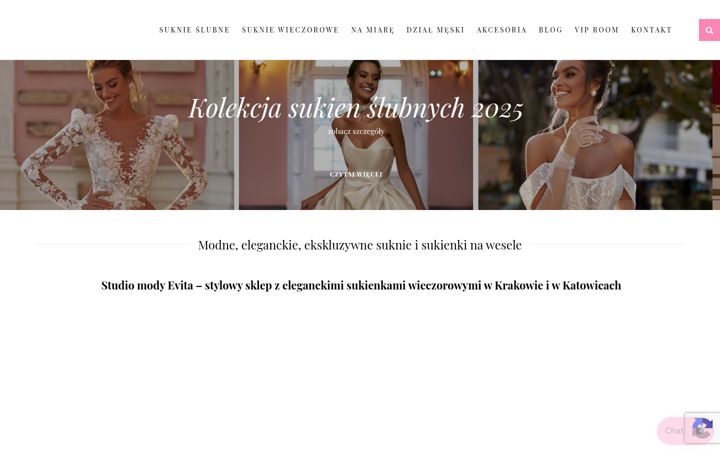 Screenshot of evita.com.pl