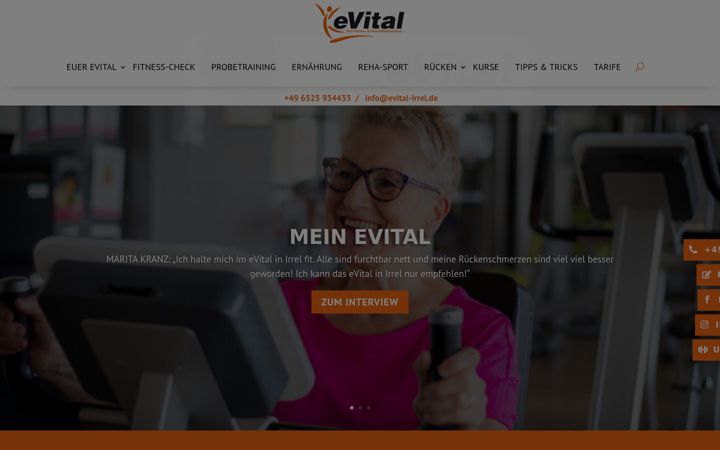 Skjermbilde av evital-irrel.de
