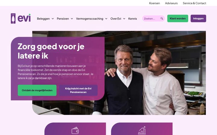 Screenshot of evivanlanschot.nl