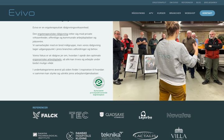 Zrzut ekranu evivo.dk