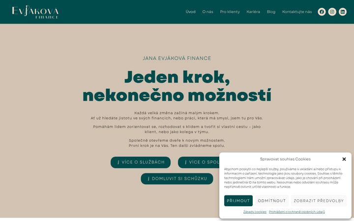 Screenshot of evja.cz