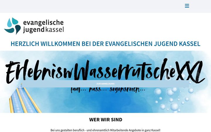 Screenshot of evjugendkassel.de