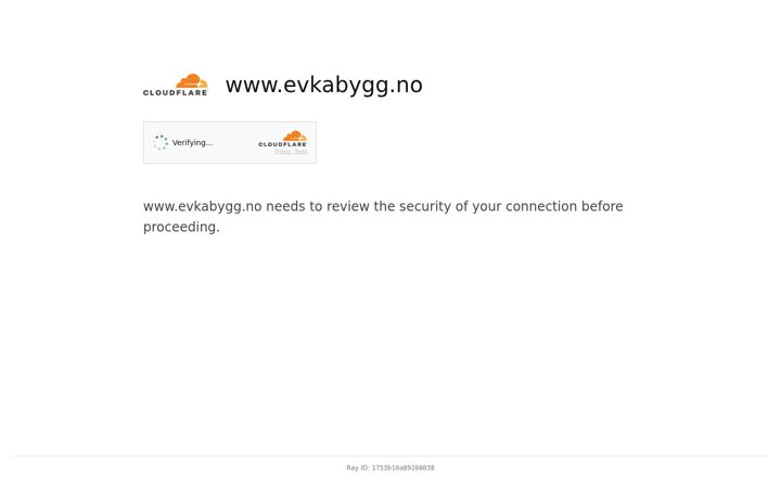 Screenshot of evkabygg.no