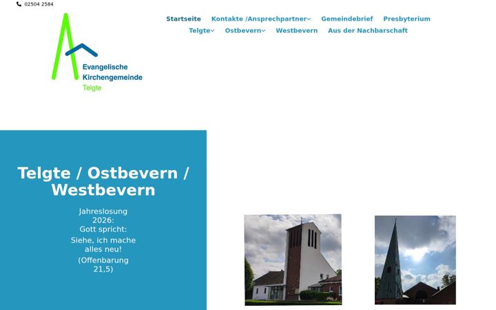 Screenshot of evkg-telgte.de