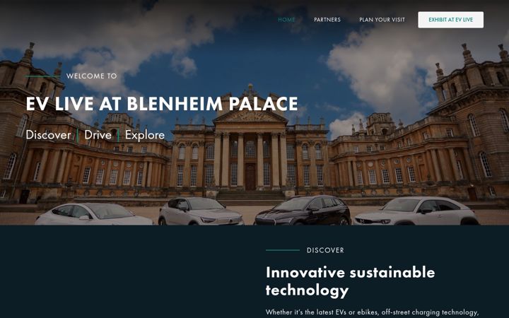 Screenshot of evliveatblenheimpalace.co.uk