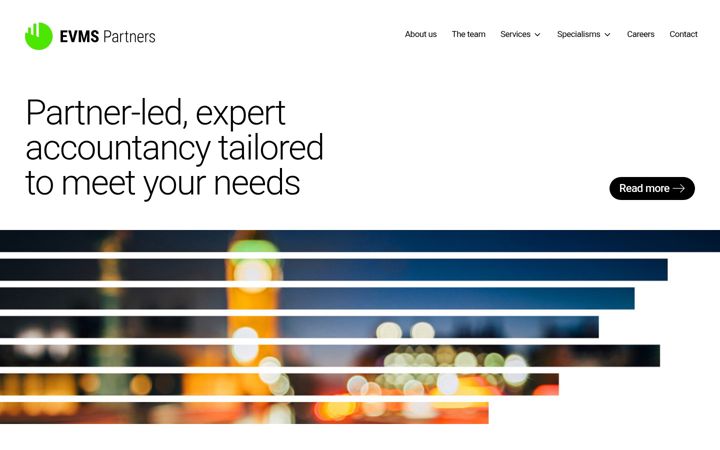 Screenshot of evmspartners.co.uk