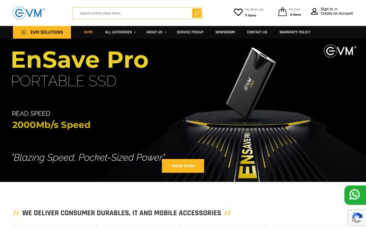 Screenshot of evmzone.com