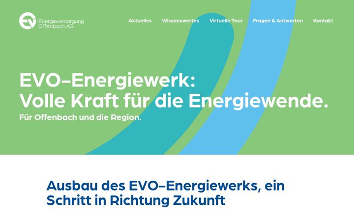 Screenshot of evo-energiewerk.de