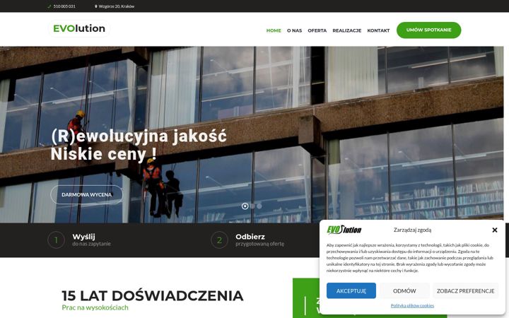 Screenshot of evo-lution.pl