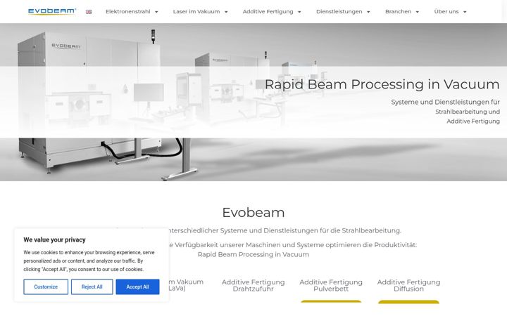 Screenshot of evobeam.com