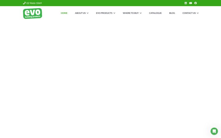 Screenshot of evobuild.com.au