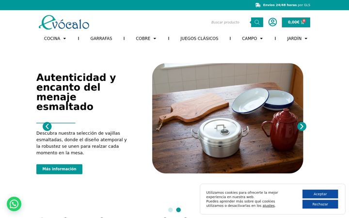 Screenshot of evocalo.com