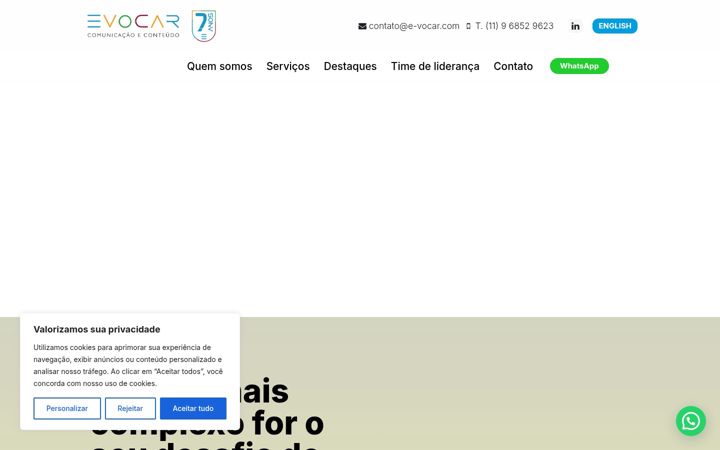 Screenshot ta' evocarcom.com.br