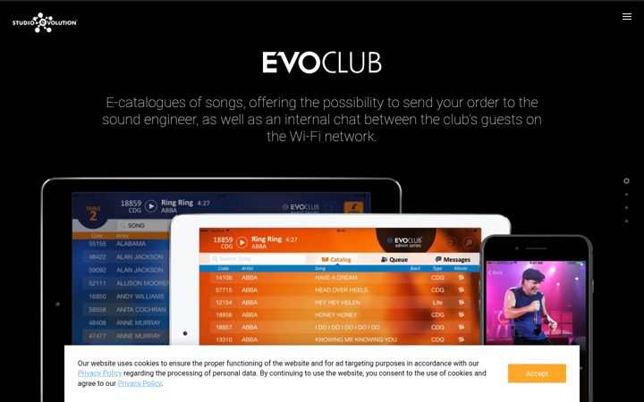Screenshot of evoclub.info
